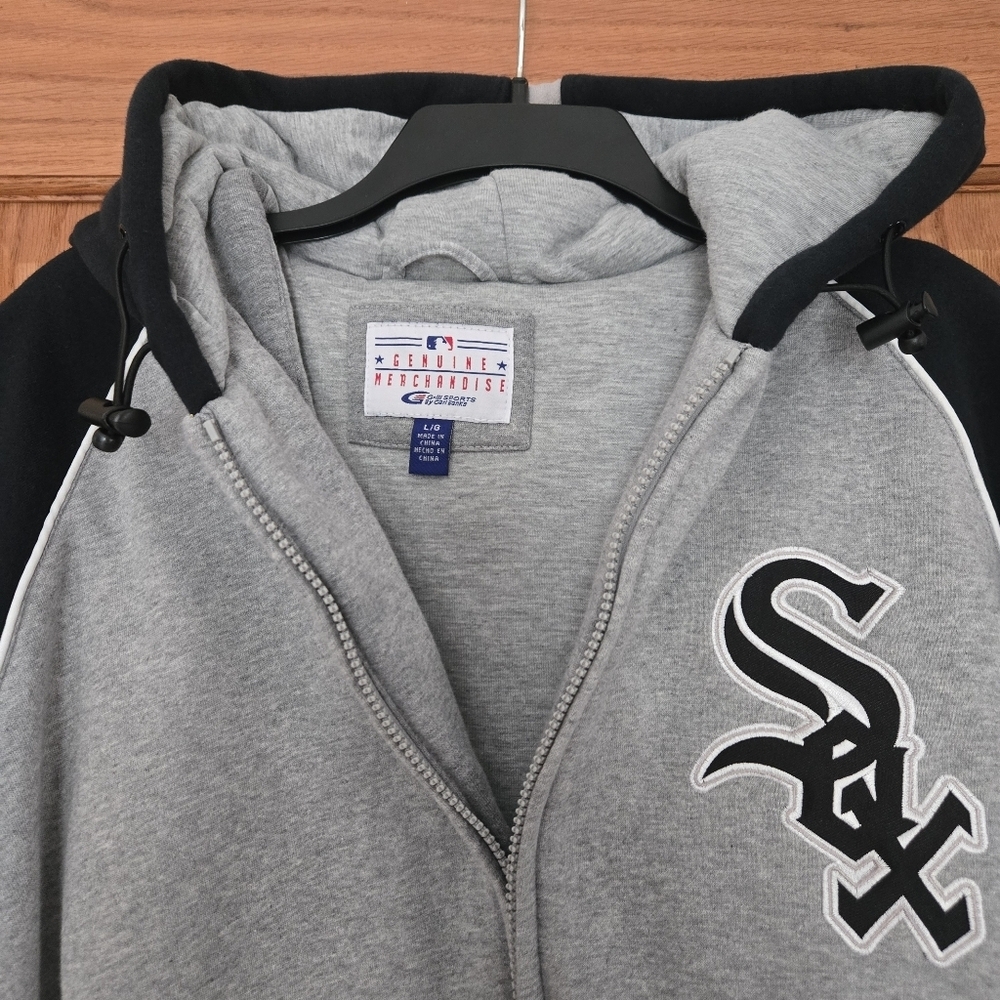 Chicago White Sox Heavyweight Full Zip Hoodie/jacket Sz Large - Picture 3 of 11